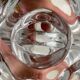 Bougeoir en cristal signé Art Vannes France