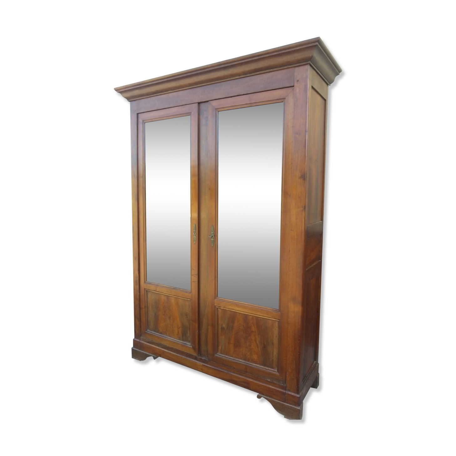 Louis Philippe walnut bookcase