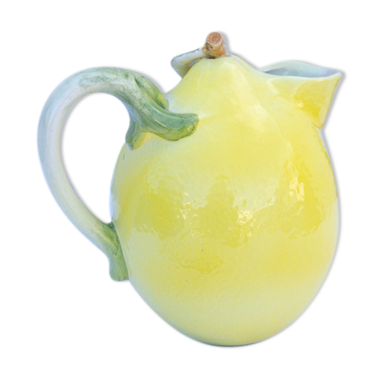 Decanter pitcher lemon slurry