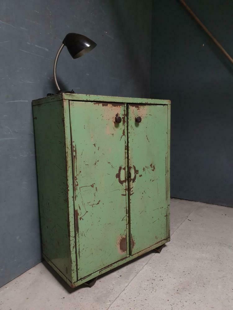 Armoire en acier vert d'armoire industrielle d'usine