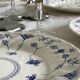 6 assiettes plates en porcelaine Anglaise