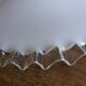 White opaline daylight and transparent wavy edge