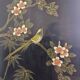 Vintage Chinese cabinet gold leaf / flowers and birds / bohemian