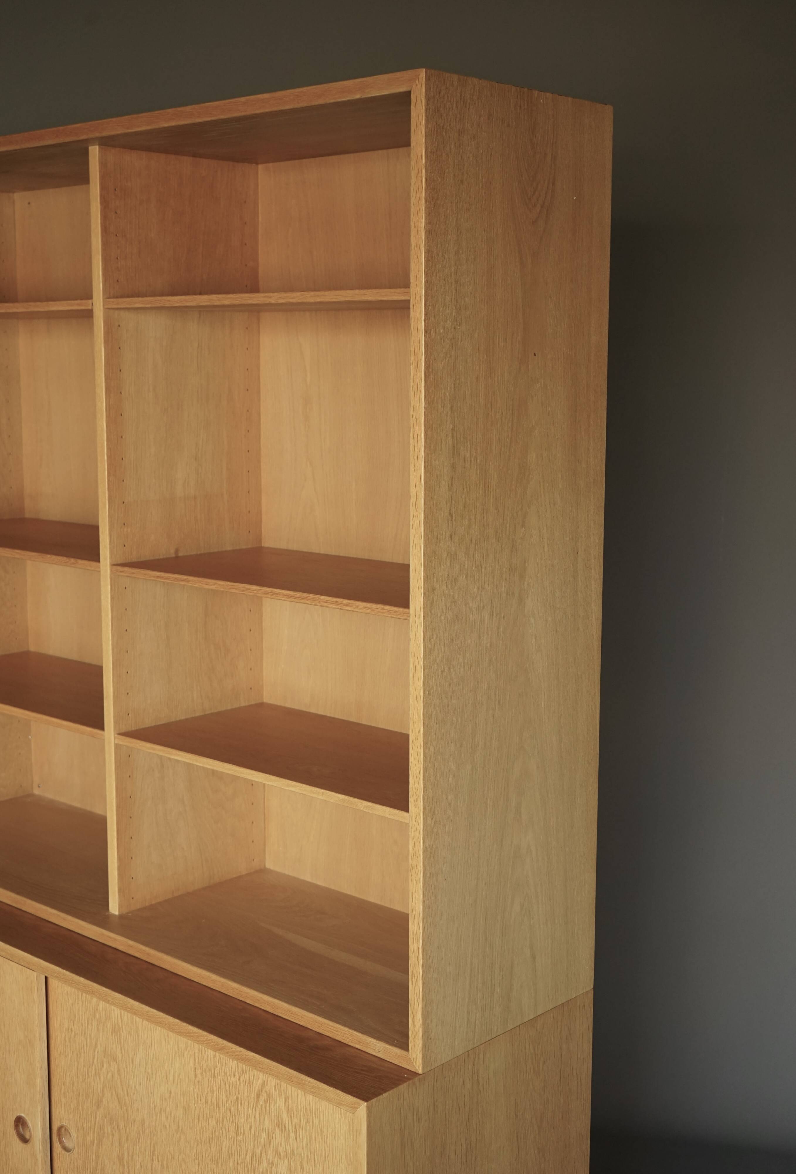 Oak Bookcase by Børge Mogensen for Karl Andersson & söner. Sweden, 1960s