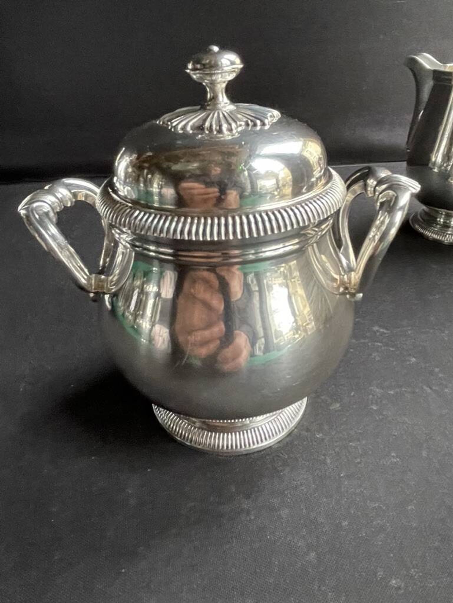 Gallia tea service by Christofle model Lauzin