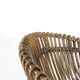 Rattan stool, Italy, 1960s.