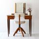 Coiffeuse scandinave vintage du milieu du siècle