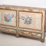 Antique white sideboard with original illustrations (c.1900) #7