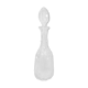 Carved glass bottle