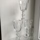 Set of 6 20s moulded glass glasses