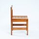 Minimalist vintage pine dining chairs with visible joints,The Netherlands,