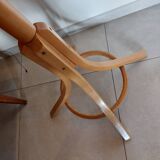 portemanteau perroquet, bois massif clair