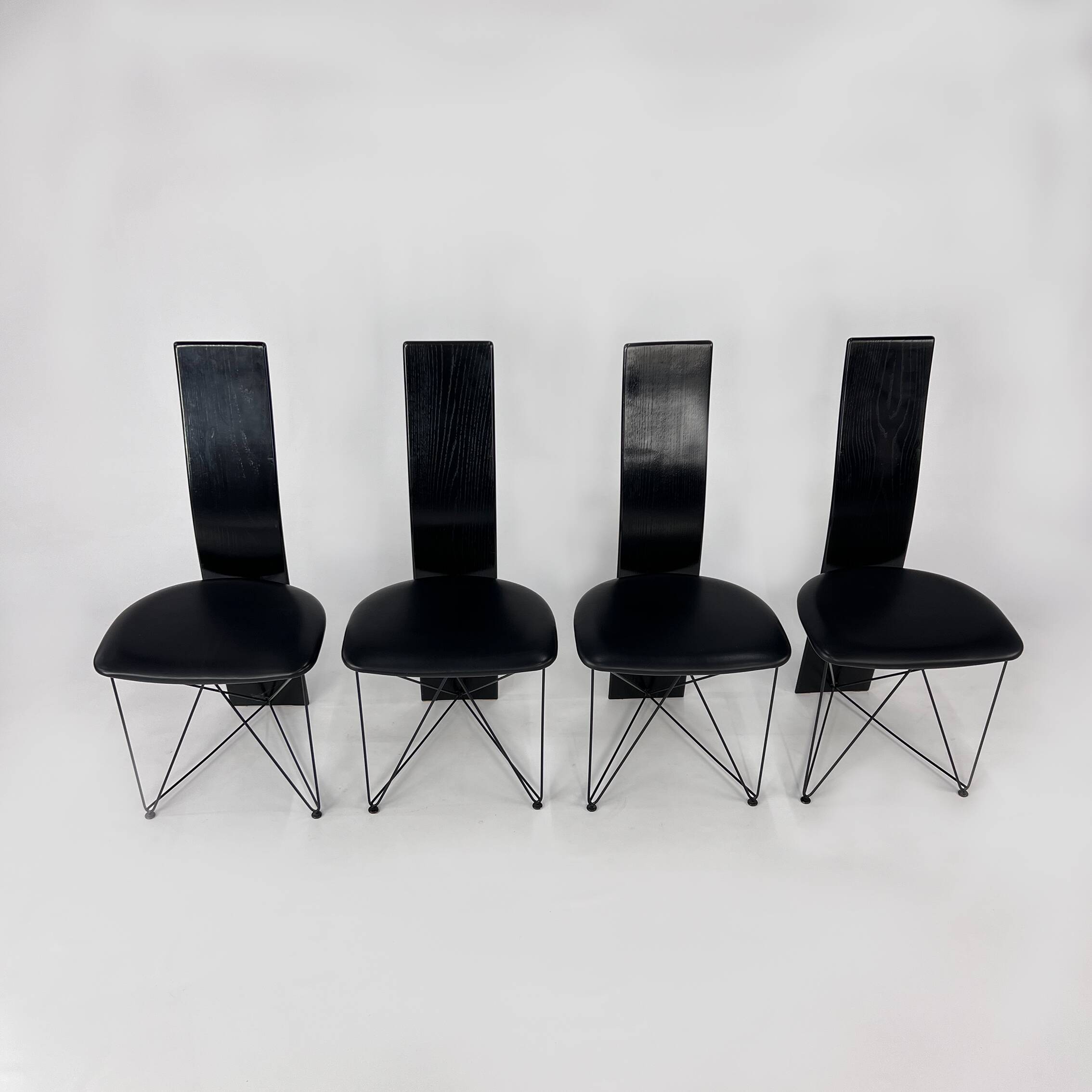 Set of 4 Concorde Dining Chairs by Torstein Flatøy For Bahus, 1980s