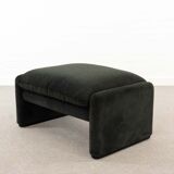 2-seater sofa & footstool maralunga by Vico Magistretti, Cassina