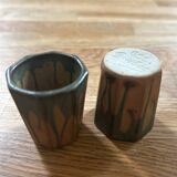 Set of 3 Donbac Art Deco glasses