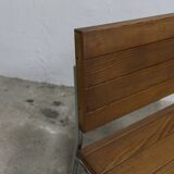 1970 wooden kitchen corner bench set