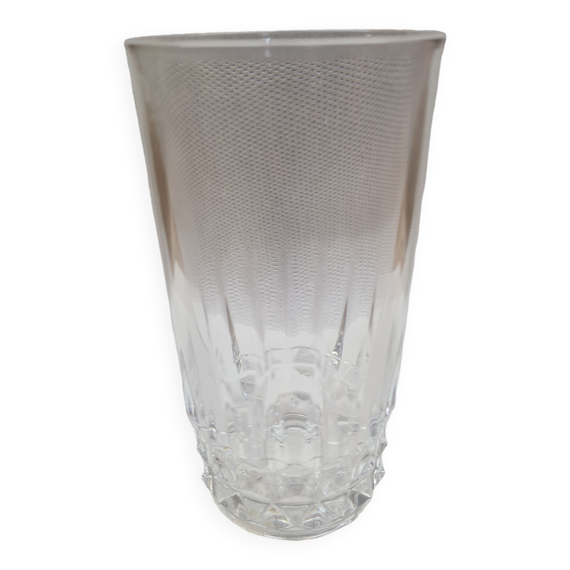 Arques crystal "tube" whisky glasses Tuileries Villandry