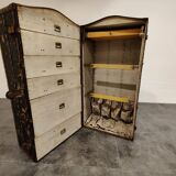 Antique steamer trunk by innovation, 1930s