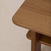 Table basse en Orme Massif par Alain Gaubert vintage Circa 1980
