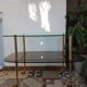 Glass coffee table