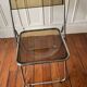 Plexiglass folding chair