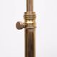 Classic brass Floor Lamp with Curved Neck, 1950s