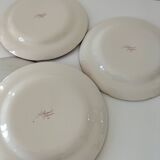 Set of 6 plates with birds and roosters.