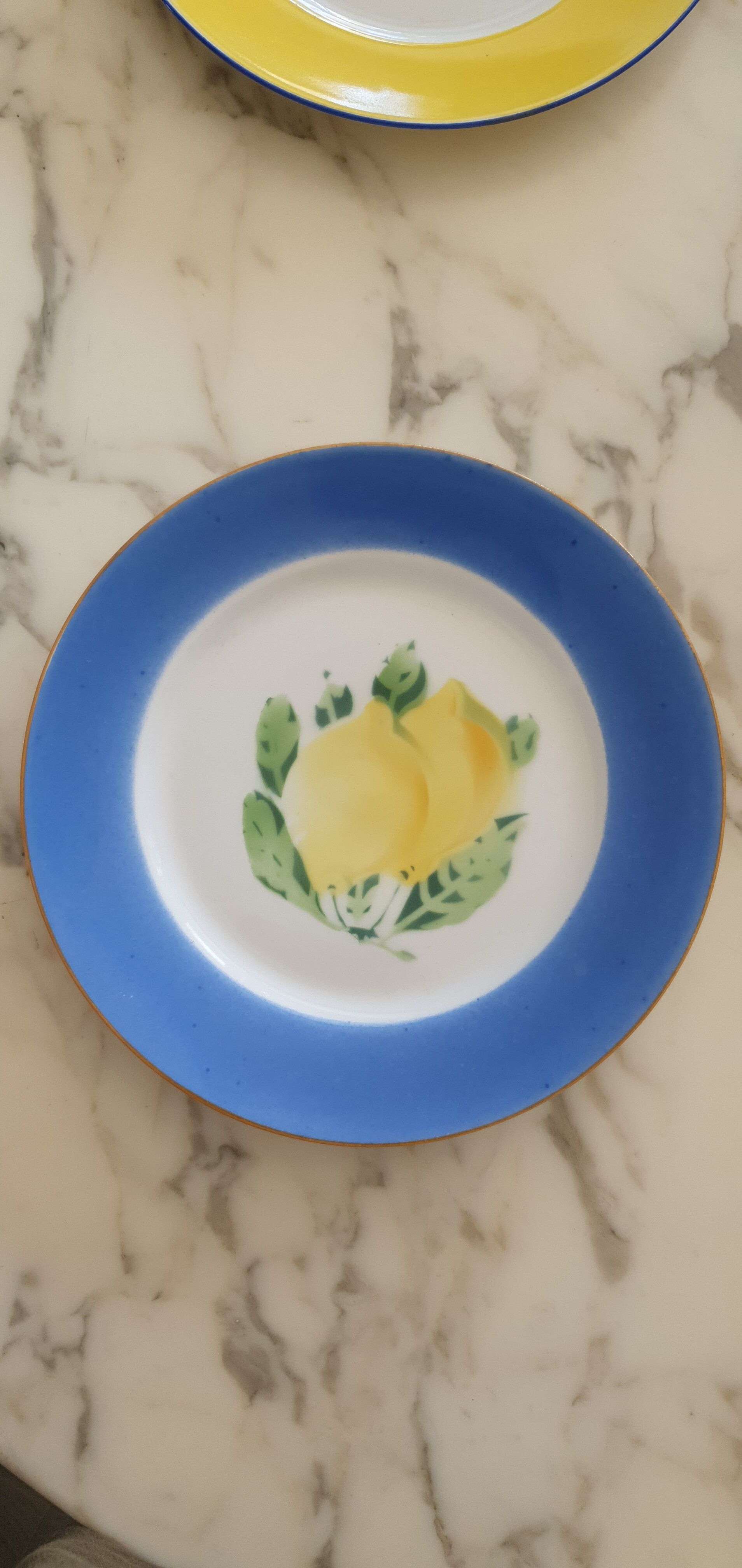 Porcelain plates