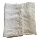Late 19th century RF monogrammed trousseau sheet.