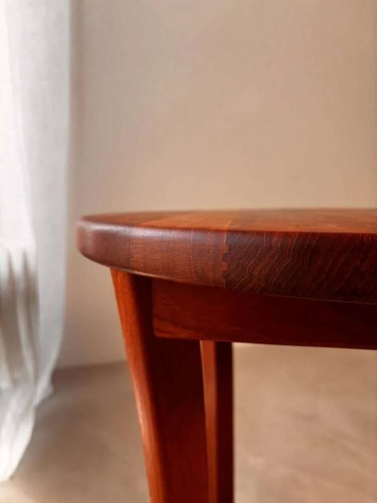 Danish solid teak side table from the 1960s.