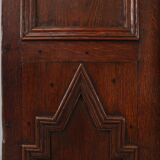 French 16th Century Antique oak hand carved wardrobe