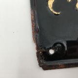 Antique enamelled plate 1900