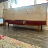 Vintage sideboard 60s beige