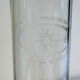 Fireplace glass for kerosene lamp in bohemian crystal