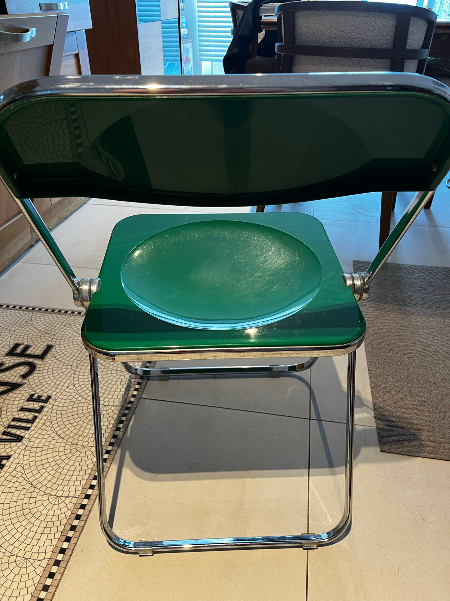 Green Plia 1960 Giancarlo Piretti for Anonima Castelli