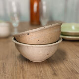 3 bowls made of natural sandstone