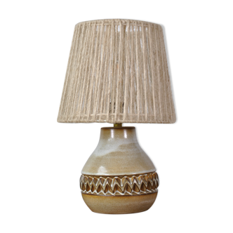 Ceramic lamp by Huguette Bessone for Vallauris year 60.