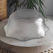 Mini glass salad bowl