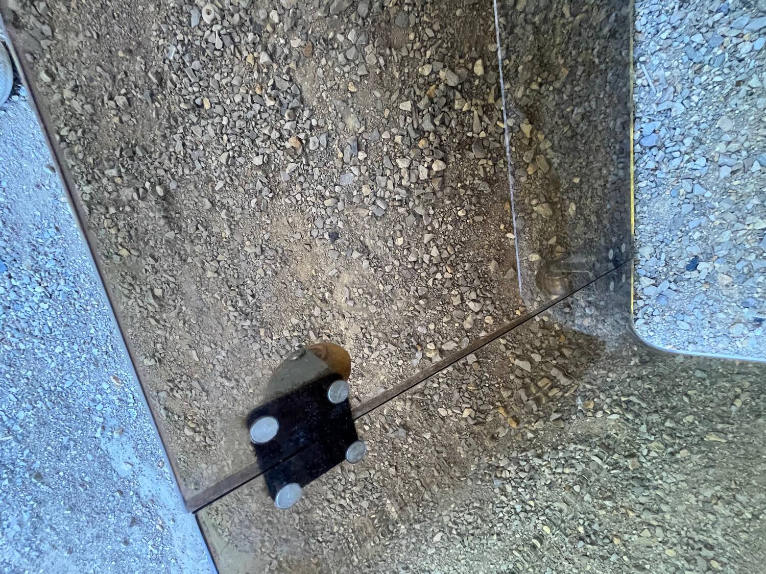 Plexiglass coffee table