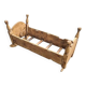 Vintage wooden cradle
