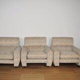 Missoni armchairs, 1970s, set of 3