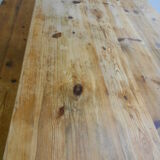 Mountain farm table and two benches