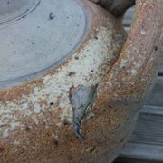 Terracotta vinegar jar