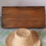 Vintage wooden wall coat rack