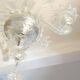 Lustre authentique en verre de Murano – 3 branches – Transparent