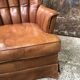 Fauteuil club en cuir