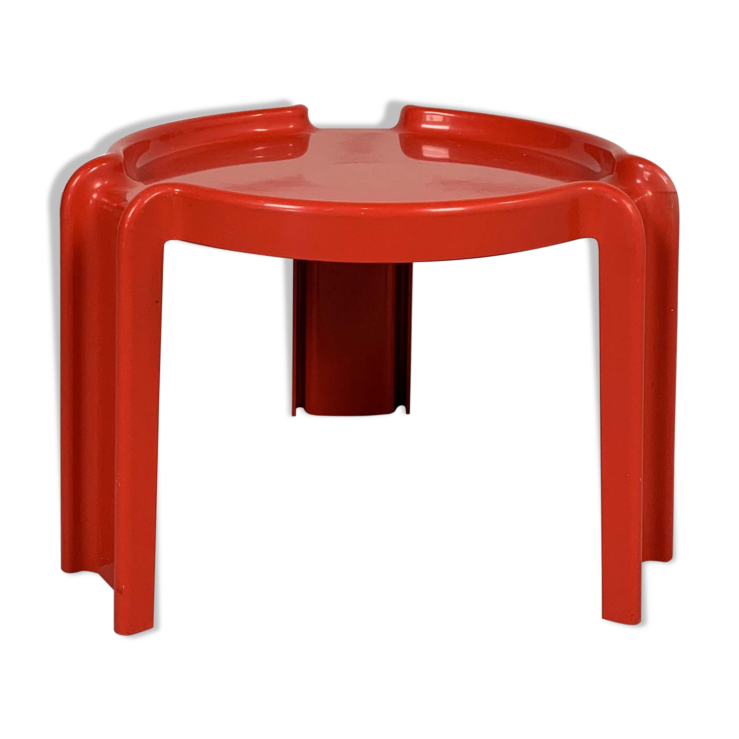 Red Table by Giotto Stoppino for Kartell, 1970