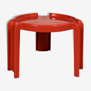 Table rouge par Giotto Stoppino pour Kartell, 1970