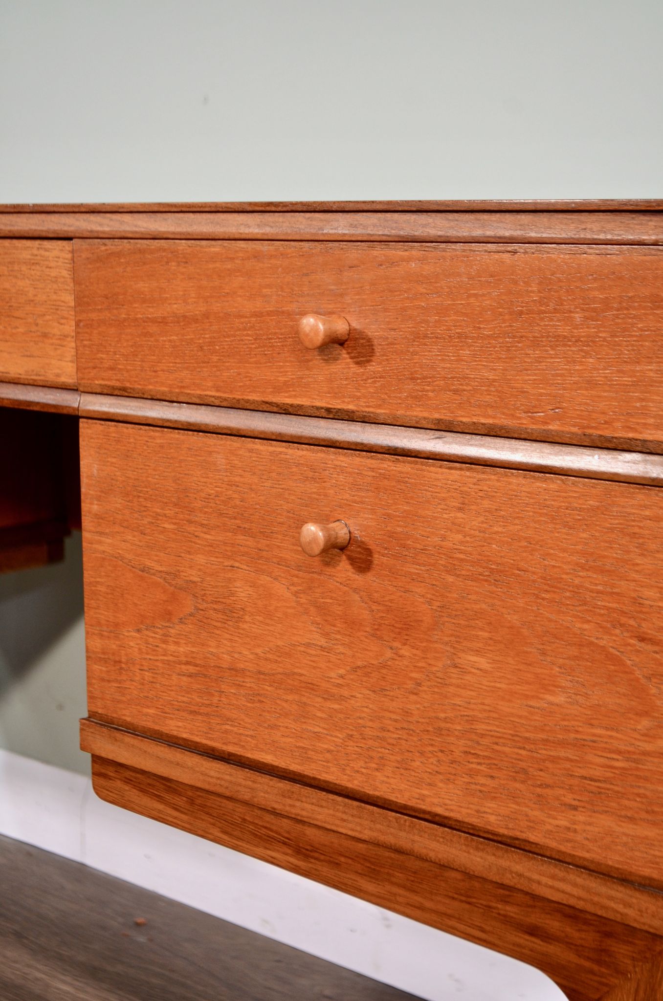 Midcentury Alfred Cox for Heals Desk / Dresser in Teak. Delivery. Modern / Danish Style.