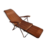 Vintage leather lounge chair